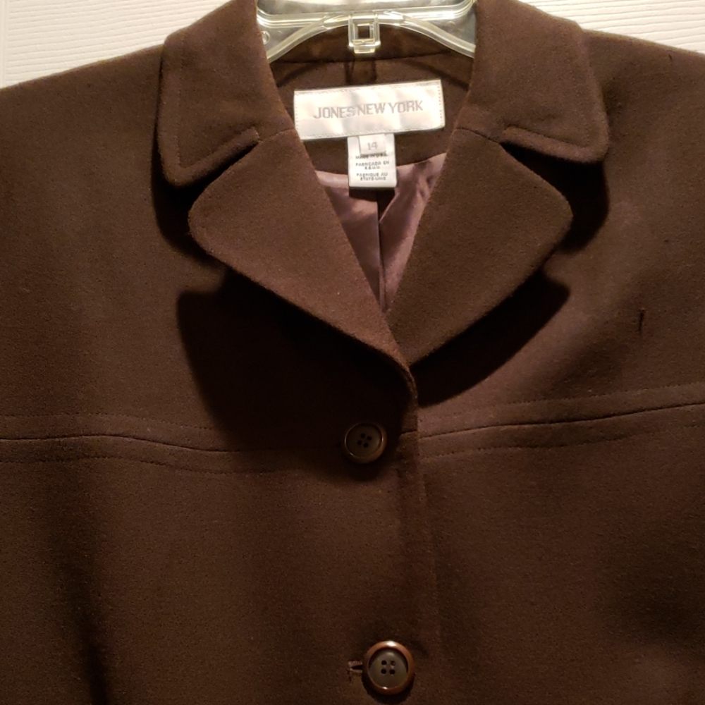 Chocolate Brown Button Down Blazer - image 5
